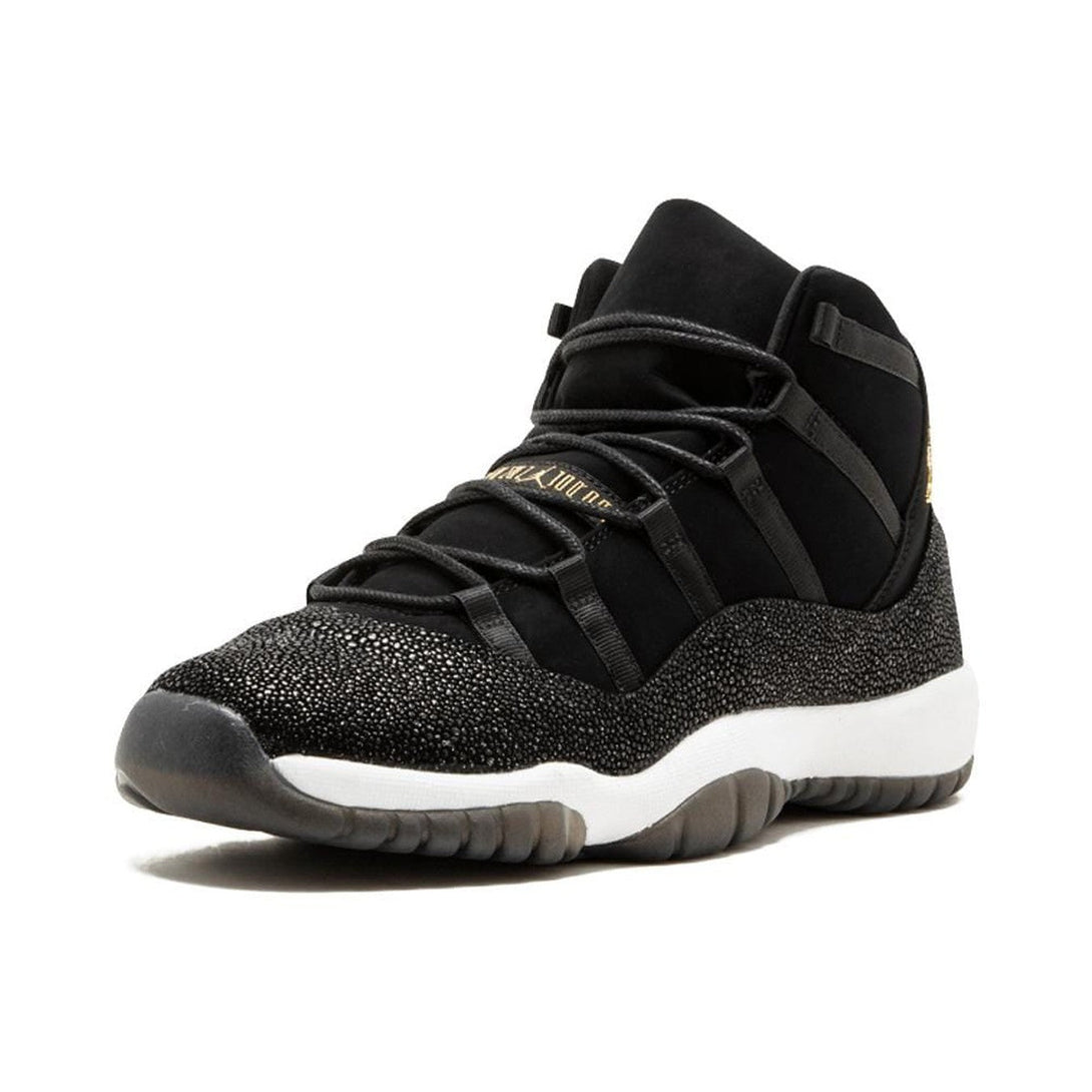 Air Jordan 11 HC Heiress GG Black-Metallic Gold- Streetwear Fashion 950 - levefly.com