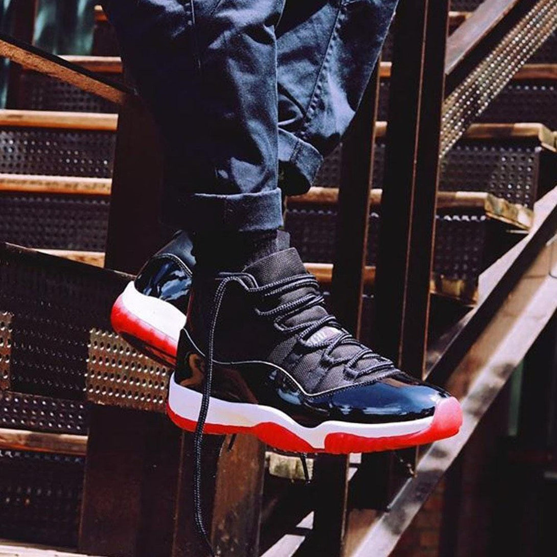 Air Jordan 11 Retro 'Bred' 2019- Streetwear Fashion 950 - levefly.com