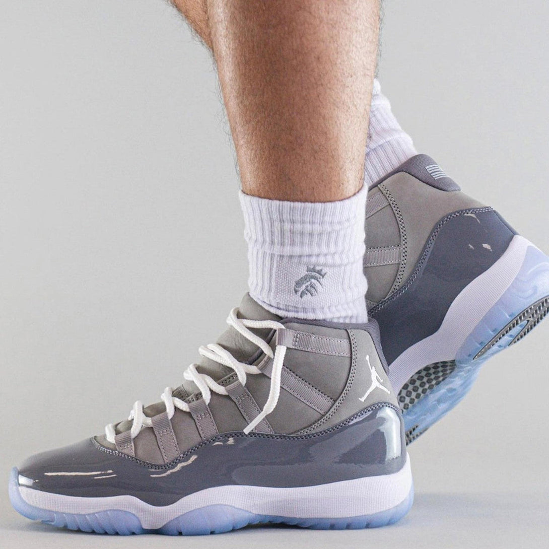 Air Jordan 11 Retro 'Cool Grey' 2021- Streetwear Fashion 950 - levefly.com