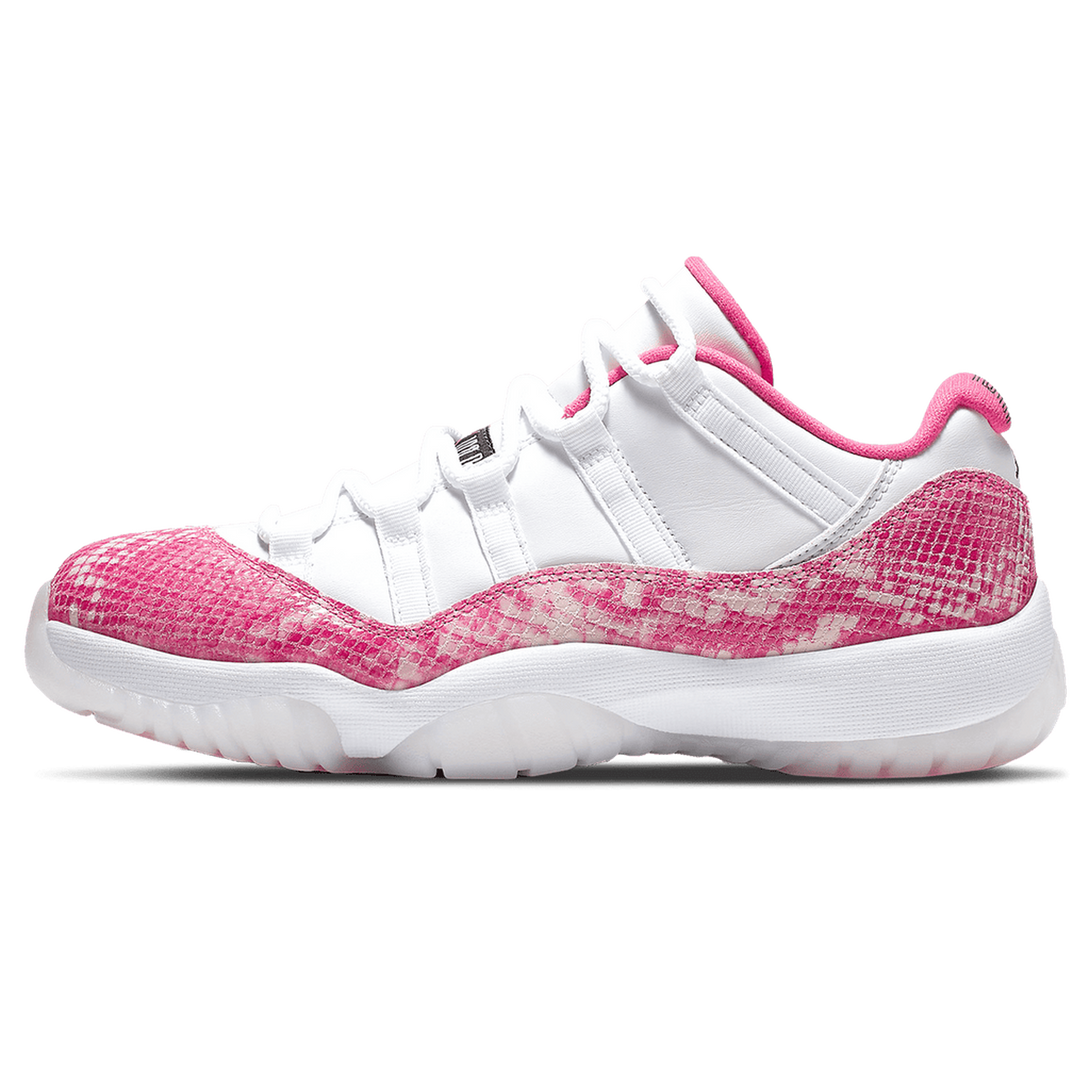 Air Jordan 11 Retro Low Wmns 'Pink Snakeskin'- Streetwear Fashion 950 - levefly.com