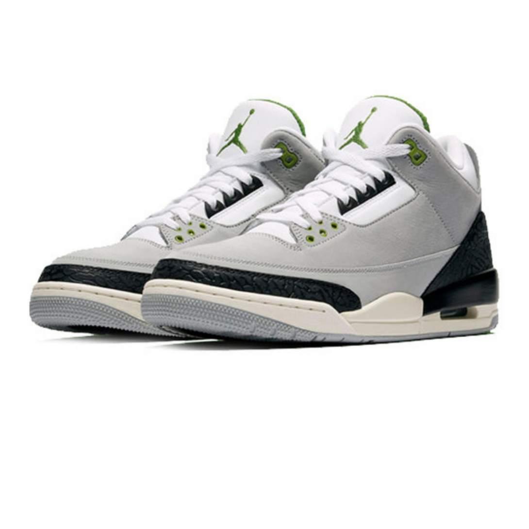 Air Jordan 3 Retro 'Chlorophyll'- Streetwear Fashion 950 - levefly.com