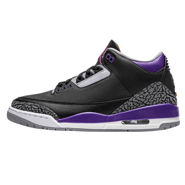 Air Jordan 3 Retro 'Court Purple'- Streetwear Fashion 950 - levefly.com