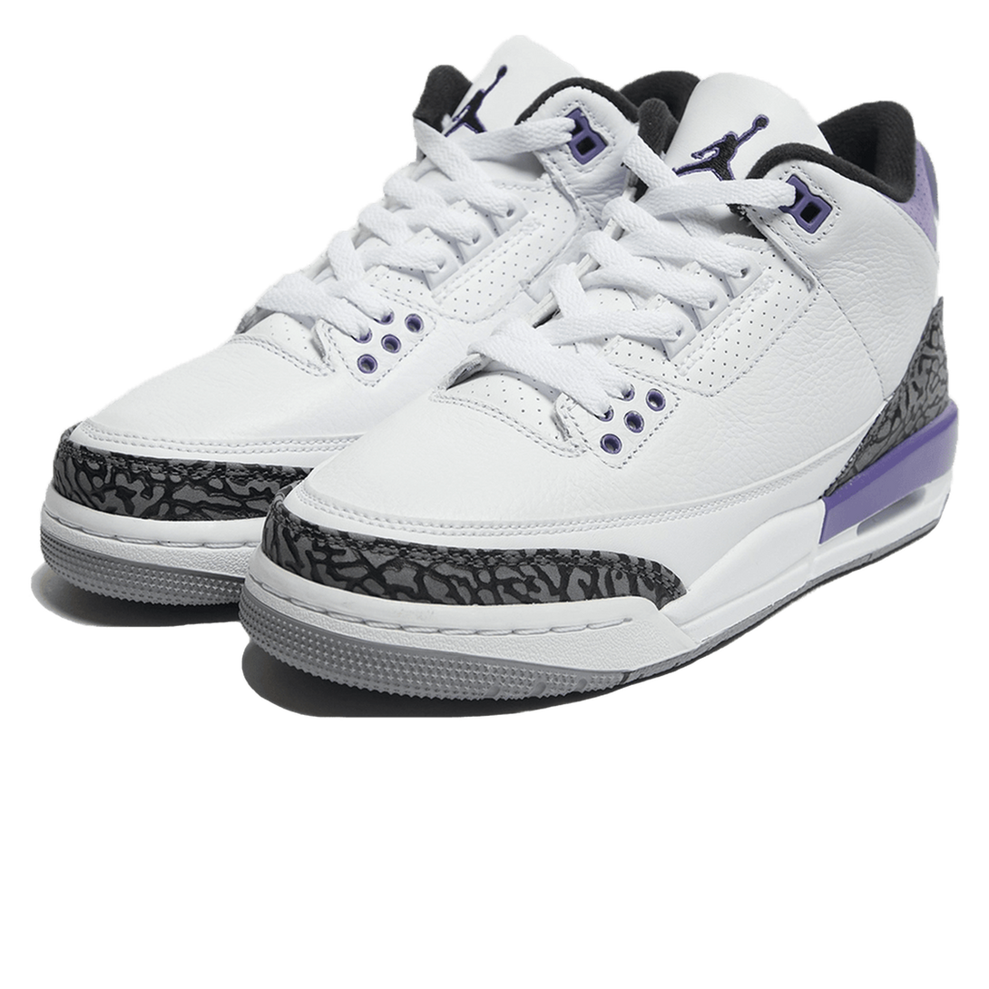 Air Jordan 3 Retro 'Dark Iris'- Streetwear Fashion 950 - levefly.com