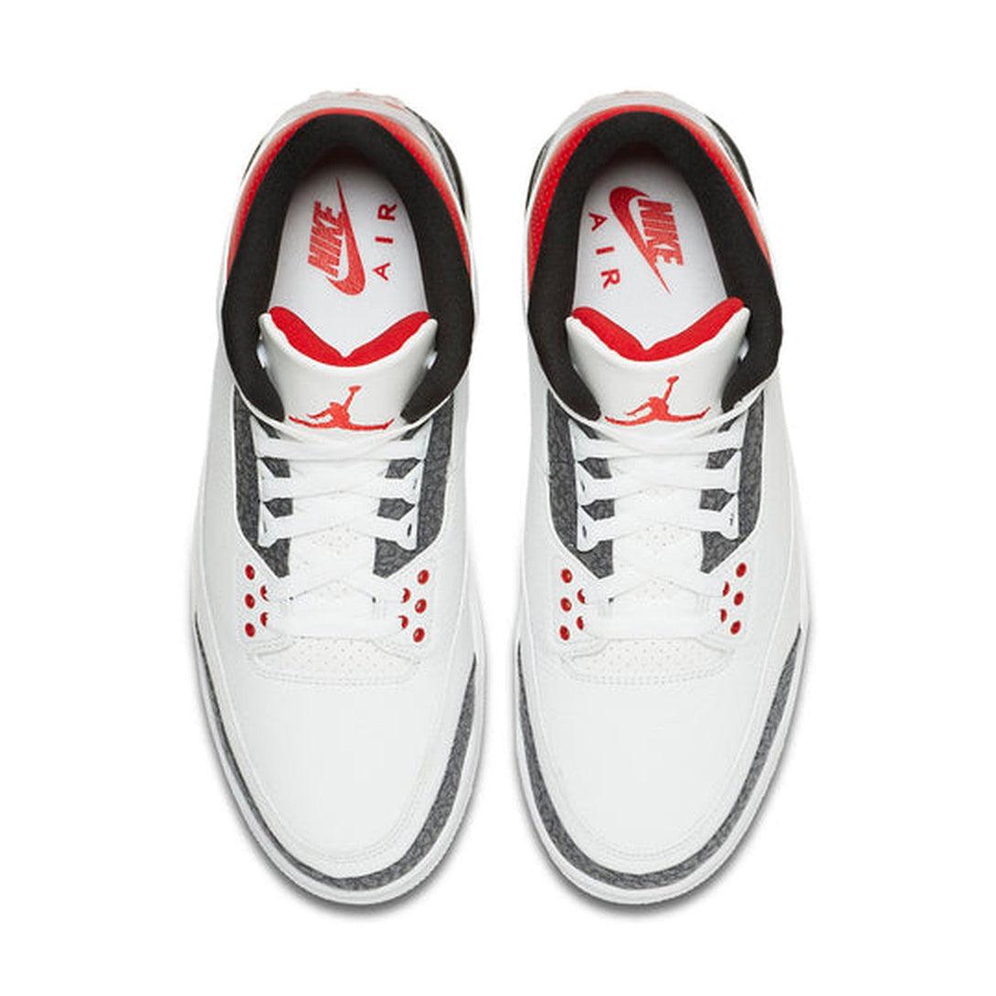 Air Jordan 3 Retro Denim SE 'Fire Red'- Streetwear Fashion 950 - levefly.com