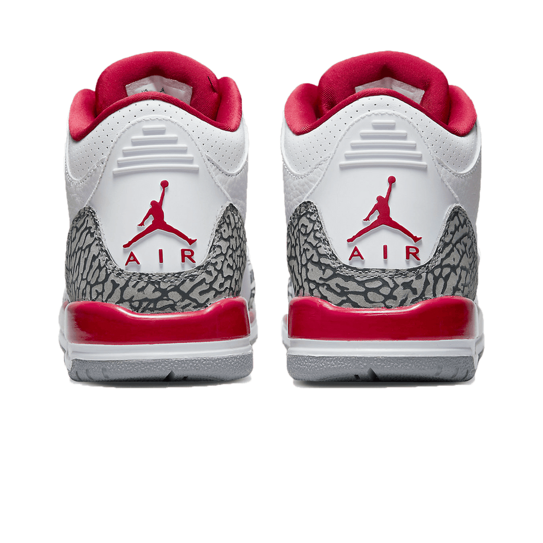 Air Jordan 3 Retro GS 'Cardinal Red'- Streetwear Fashion 950 - levefly.com