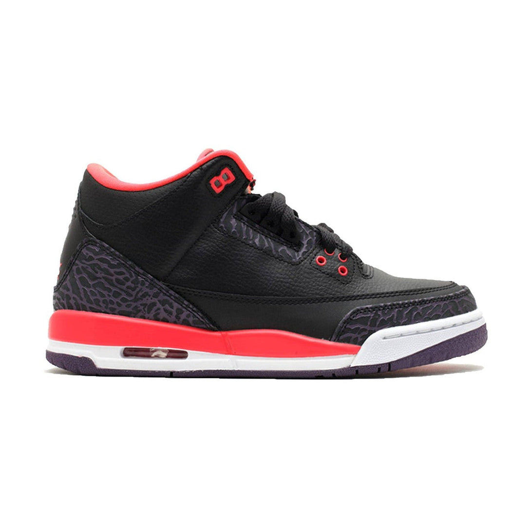 Air Jordan 3 Retro GS 'Crimson'- Streetwear Fashion 950 - levefly.com