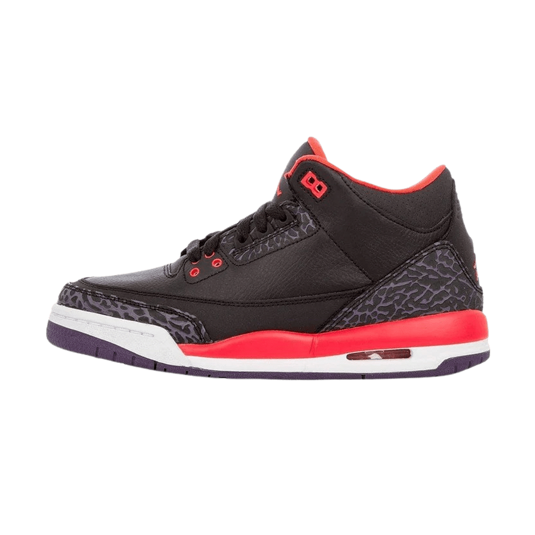 Air Jordan 3 Retro GS 'Crimson'- Streetwear Fashion 950 - levefly.com