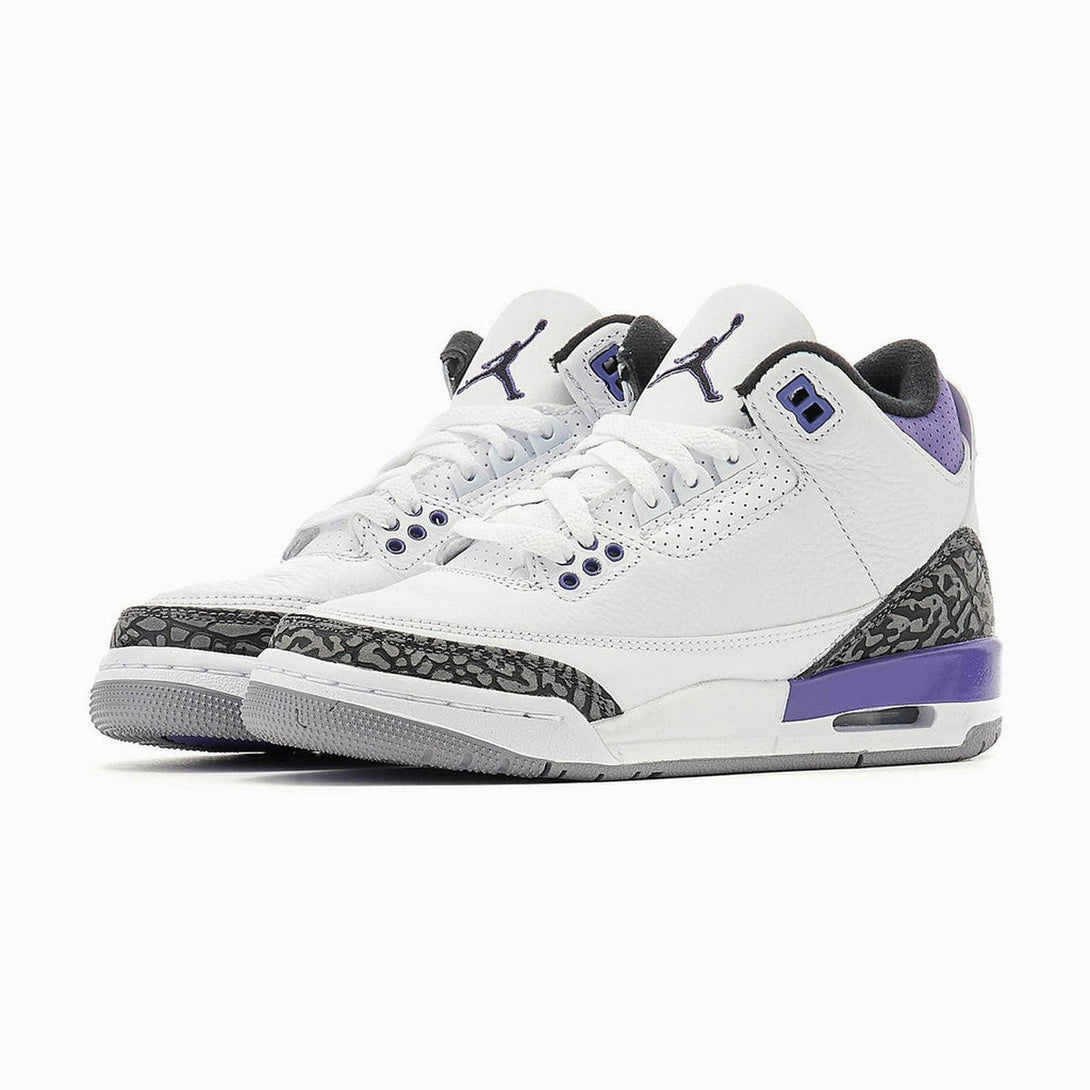 Air Jordan 3 Retro GS 'Dark Iris'- Streetwear Fashion 950 - levefly.com