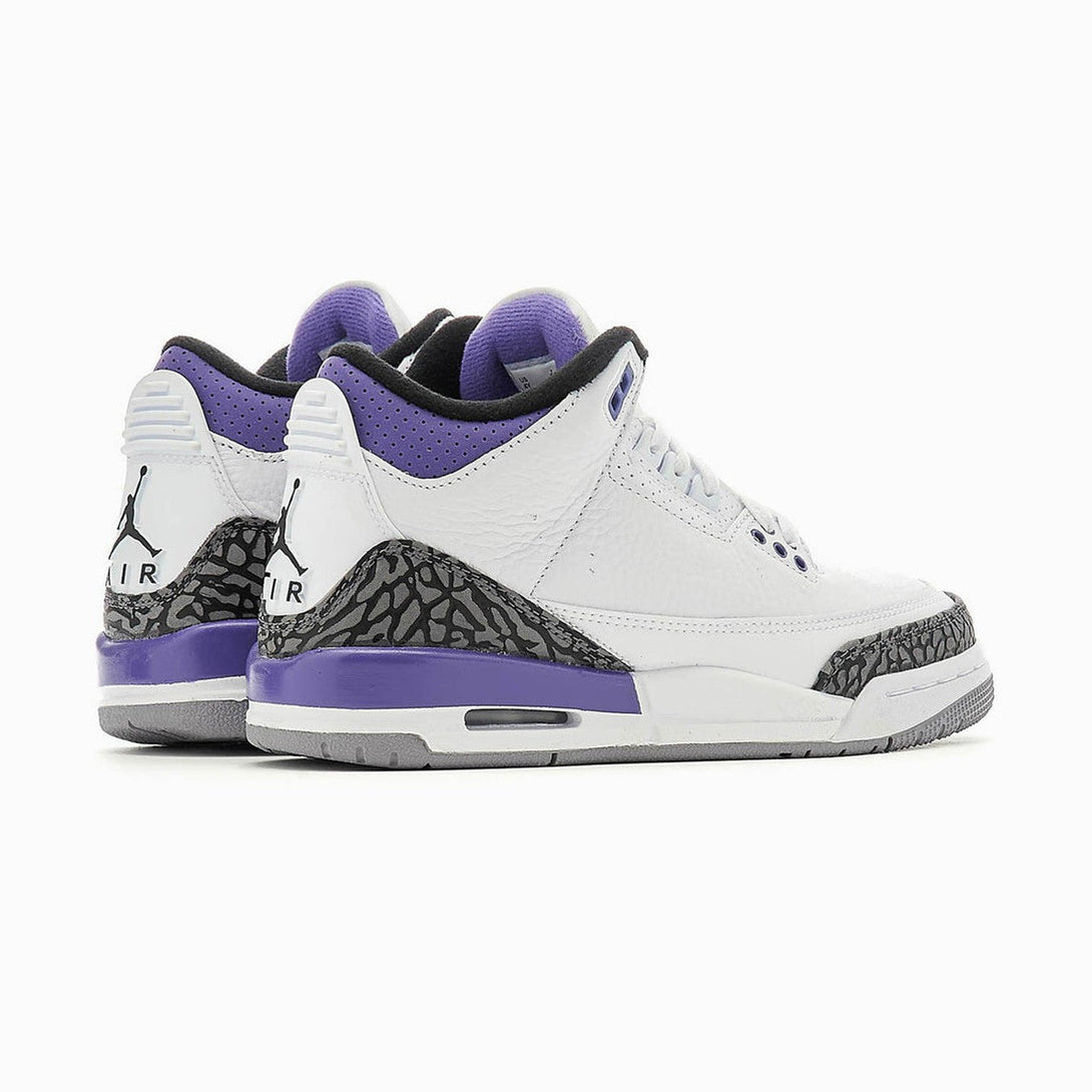 Air Jordan 3 Retro GS 'Dark Iris'- Streetwear Fashion 950 - levefly.com