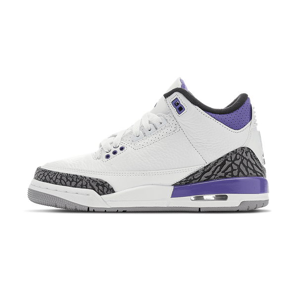 Air Jordan 3 Retro GS 'Dark Iris'- Streetwear Fashion 950 - levefly.com