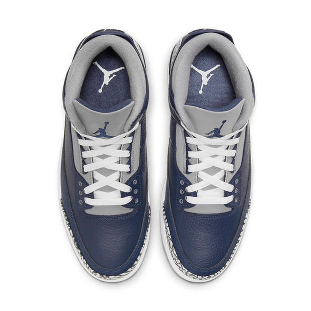 Air Jordan 3 Retro 'Georgetown'- Streetwear Fashion 950 - levefly.com