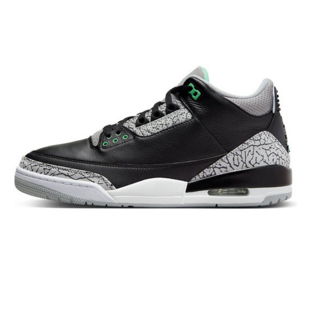 Air Jordan 3 Retro 'Green Glow'- Streetwear Fashion 950 - levefly.com