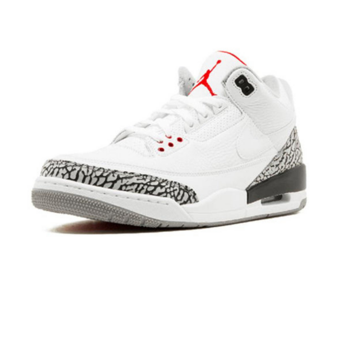 Air Jordan 3 Retro JTH NRG 'White Cement'- Streetwear Fashion 950 - levefly.com