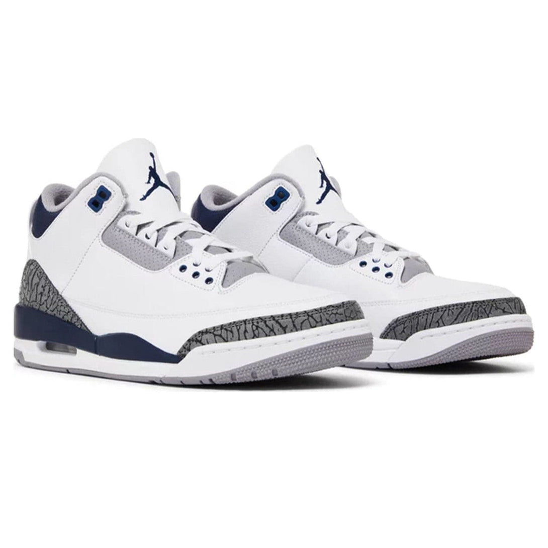 Air Jordan 3 Retro 'Midnight Navy'- Streetwear Fashion 950 - levefly.com