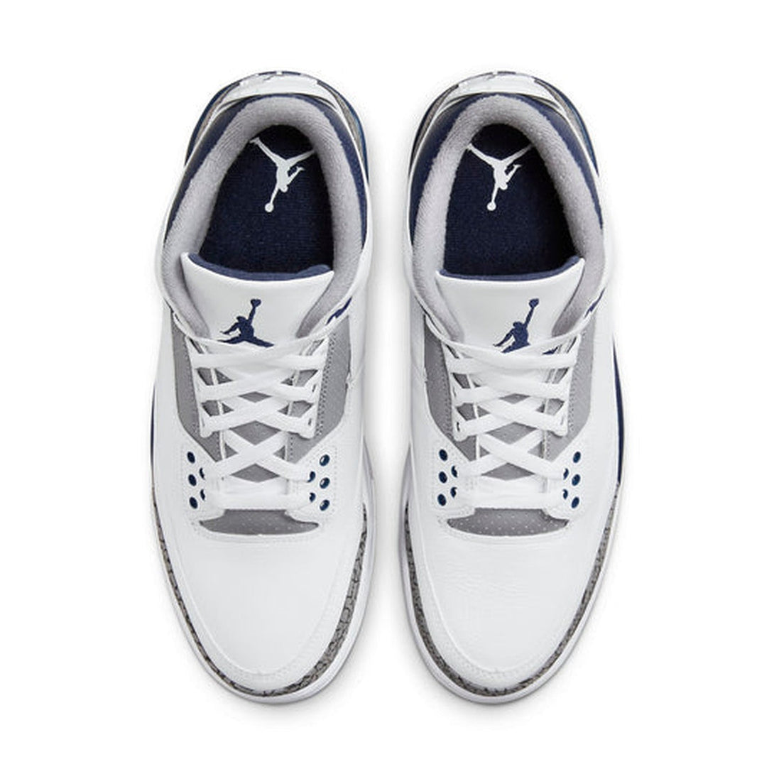 Air Jordan 3 Retro 'Midnight Navy'- Streetwear Fashion 950 - levefly.com