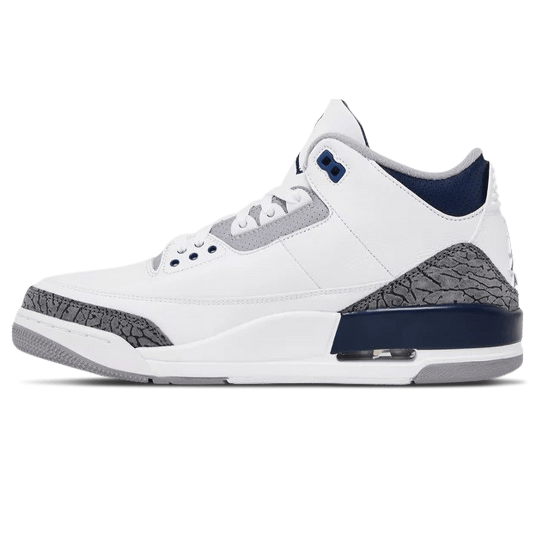 Air Jordan 3 Retro 'Midnight Navy'- Streetwear Fashion 950 - levefly.com