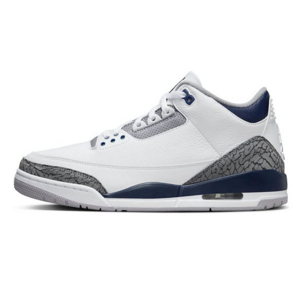 Air Jordan 3 Retro 'Midnight Navy'- Streetwear Fashion 950 - levefly.com