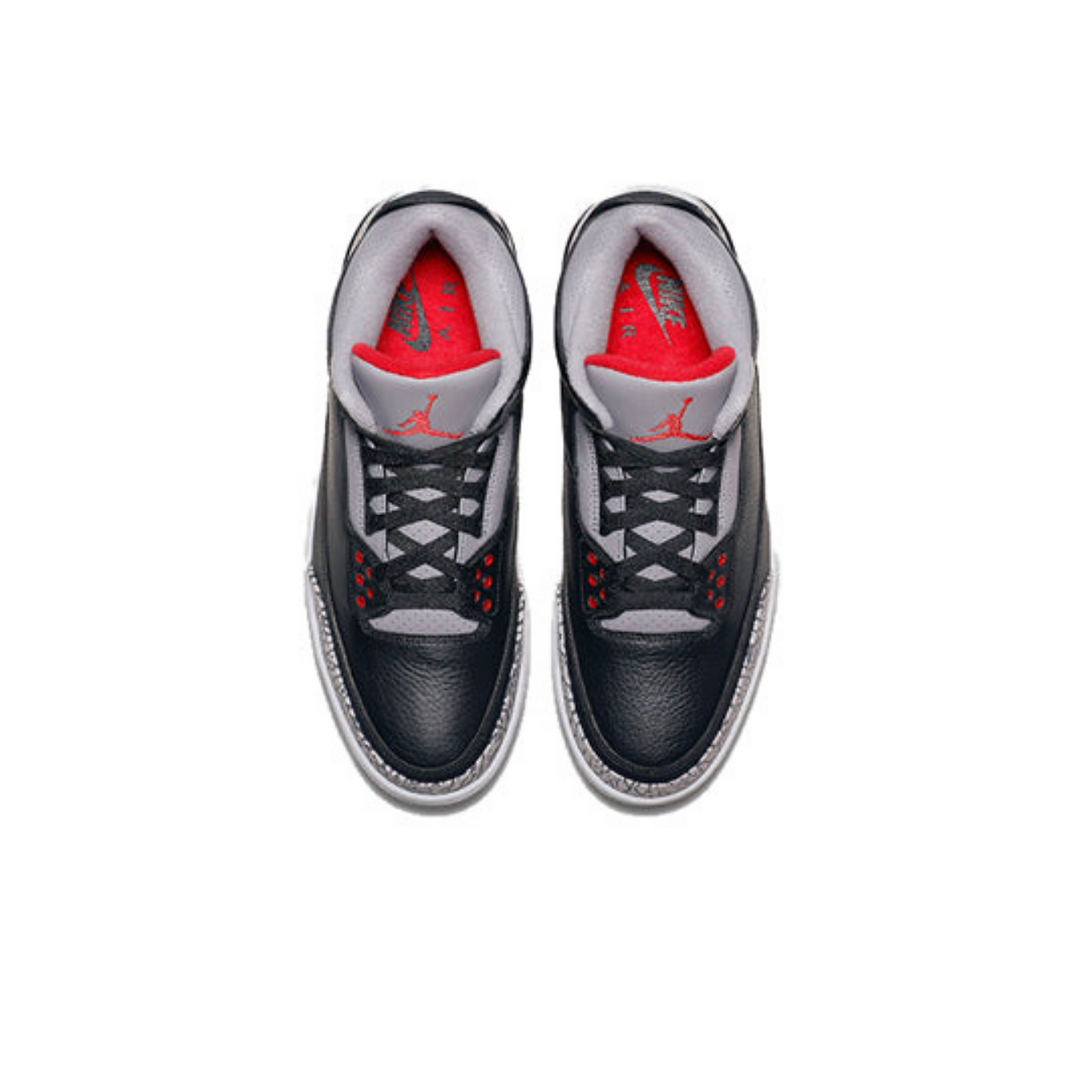 Air Jordan 3 Retro OG 'Black Cement' 2018- Streetwear Fashion 950 - levefly.com