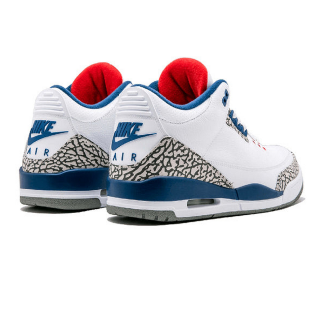 Air Jordan 3 Retro OG 'True Blue'- Streetwear Fashion 950 - levefly.com