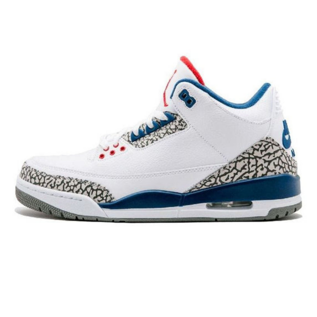 Air Jordan 3 Retro OG 'True Blue'- Streetwear Fashion 950 - levefly.com