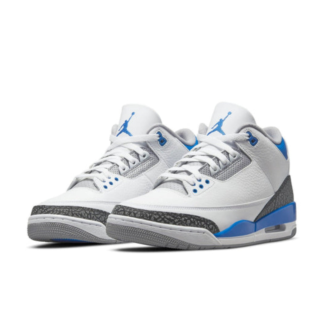 Air Jordan 3 Retro 'Racer Blue'- Streetwear Fashion 950 - levefly.com