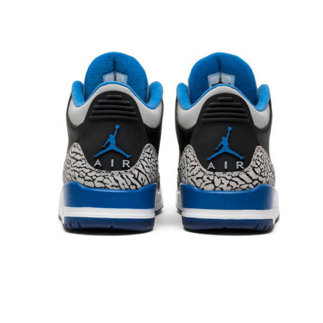 Air Jordan 3 Retro 'Sport Blue'- Streetwear Fashion 950 - levefly.com