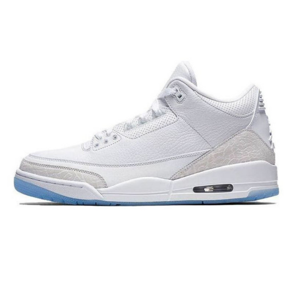 Air Jordan 3 Retro 'Triple White'- Streetwear Fashion 950 - levefly.com