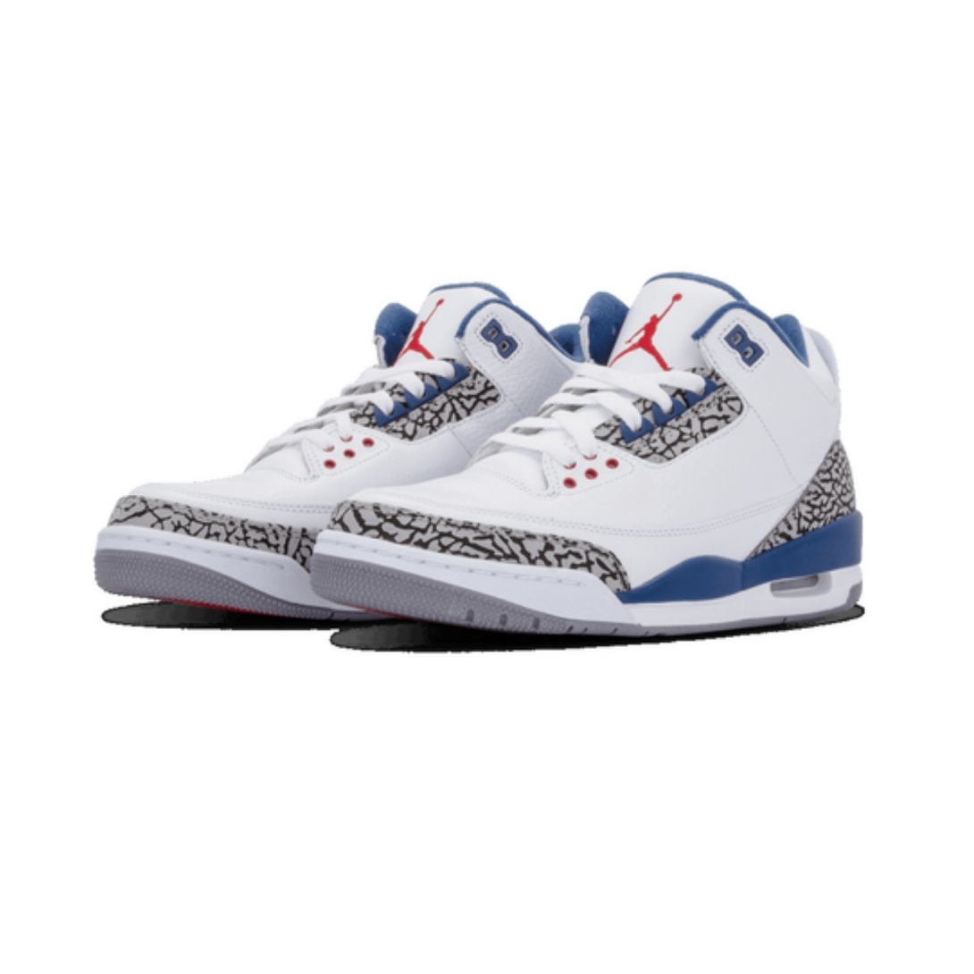 Air Jordan 3 Retro 'True Blue'- Streetwear Fashion 950 - levefly.com