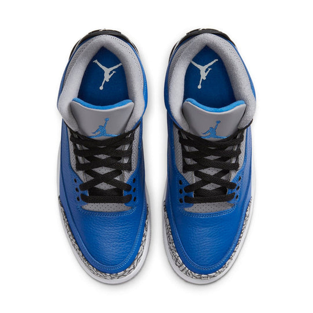 Air Jordan 3 Retro 'Varsity Royal'- Streetwear Fashion 950 - levefly.com