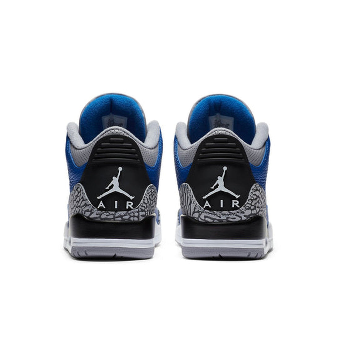 Air Jordan 3 Retro 'Varsity Royal'- Streetwear Fashion 950 - levefly.com