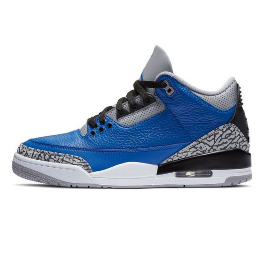 Air Jordan 3 Retro 'Varsity Royal'- Streetwear Fashion 950 - levefly.com