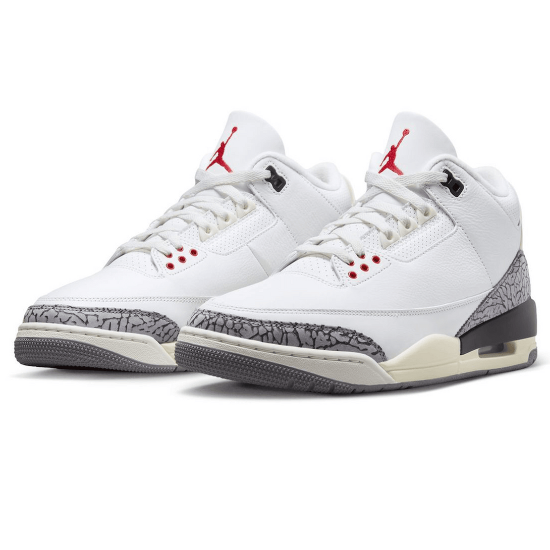 Air Jordan 3 Retro 'White Cement Reimagined'- Streetwear Fashion 950 - levefly.com