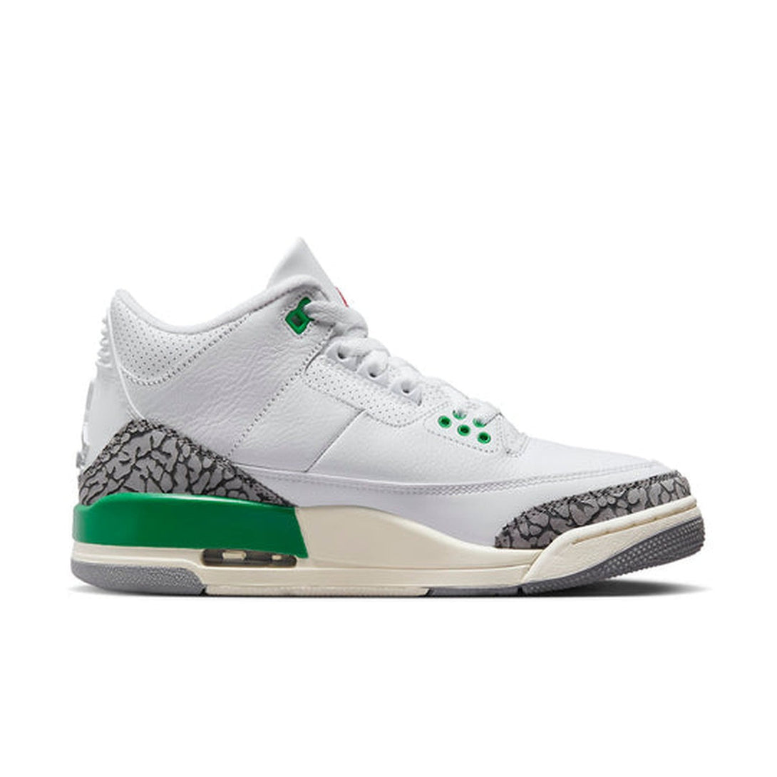 Air Jordan 3 Retro Wmns 'Lucky Green'- Streetwear Fashion 950 - levefly.com