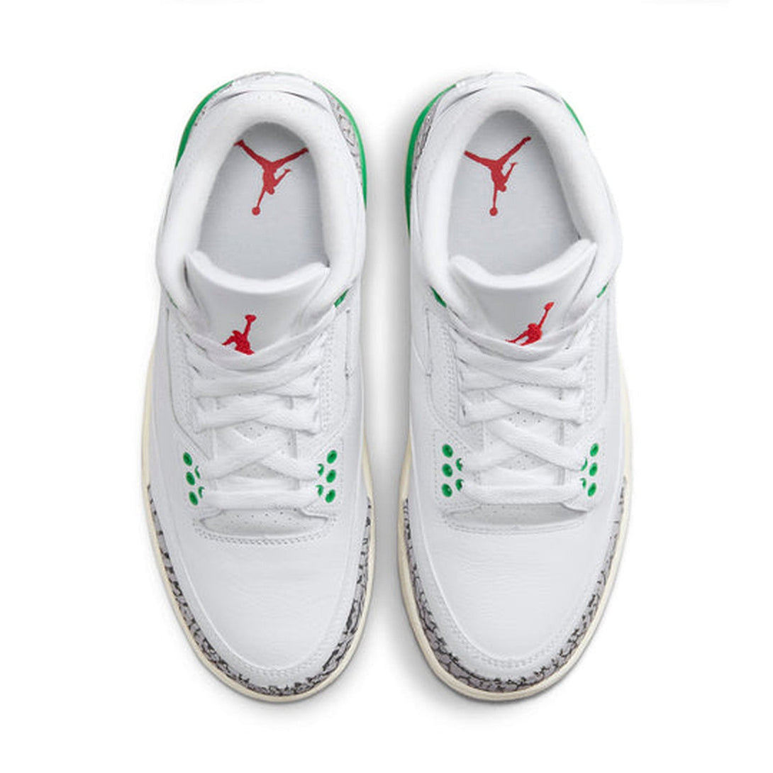 Air Jordan 3 Retro Wmns 'Lucky Green'- Streetwear Fashion 950 - levefly.com