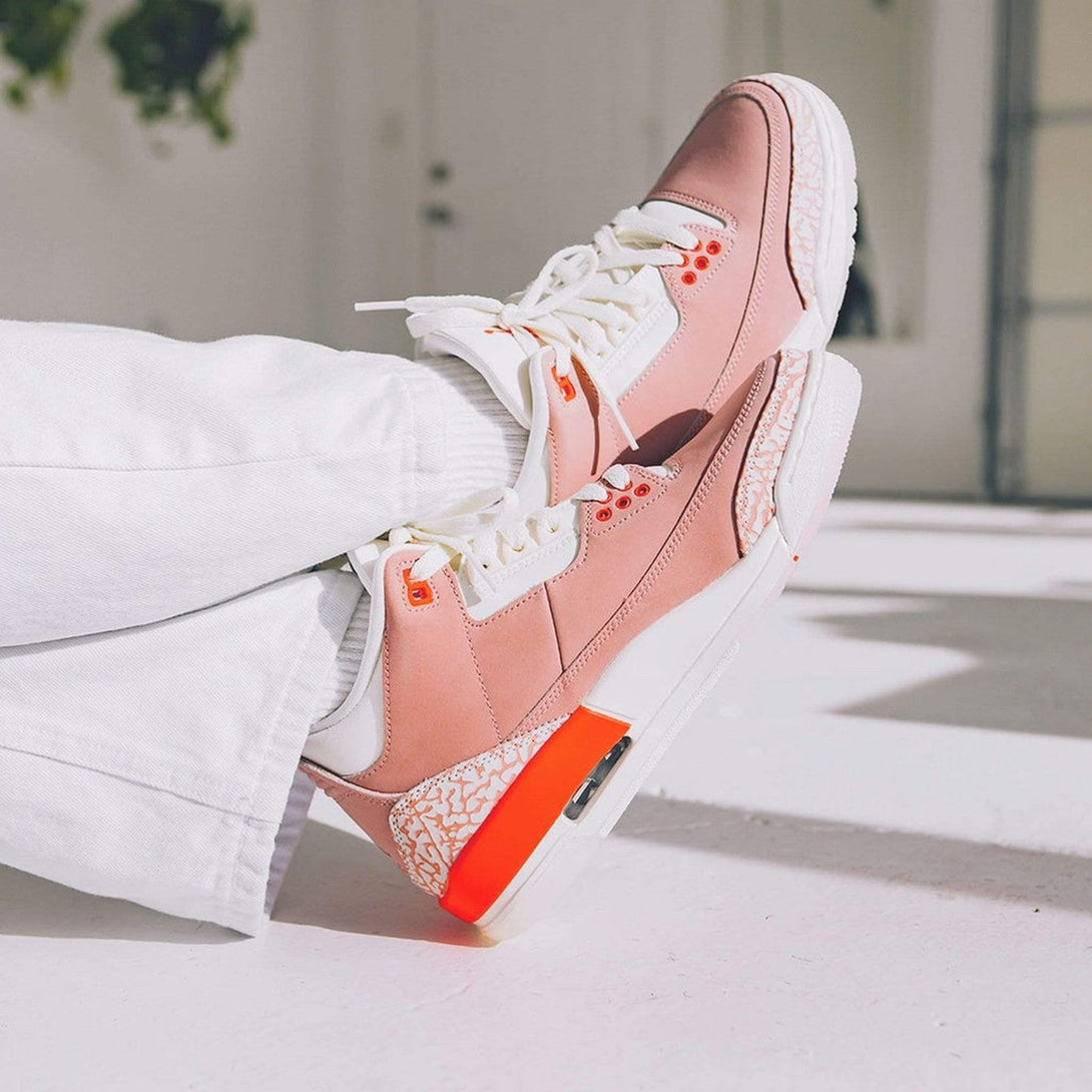 Air Jordan 3 Retro Wmns 'Rust Pink'- Streetwear Fashion 950 - levefly.com