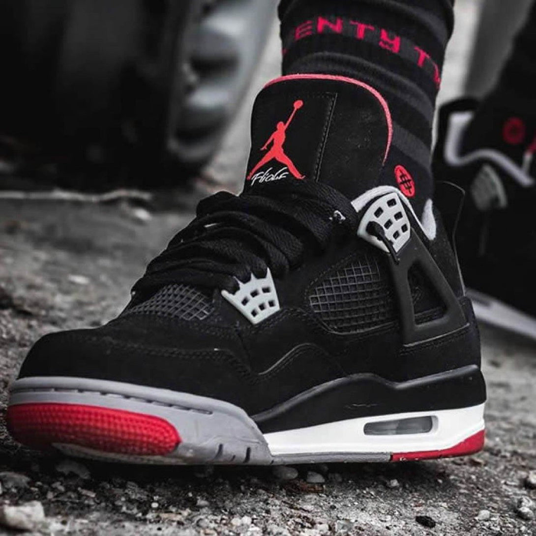 Air Jordan 4 Bred 2019- Streetwear Fashion 950 - levefly.com