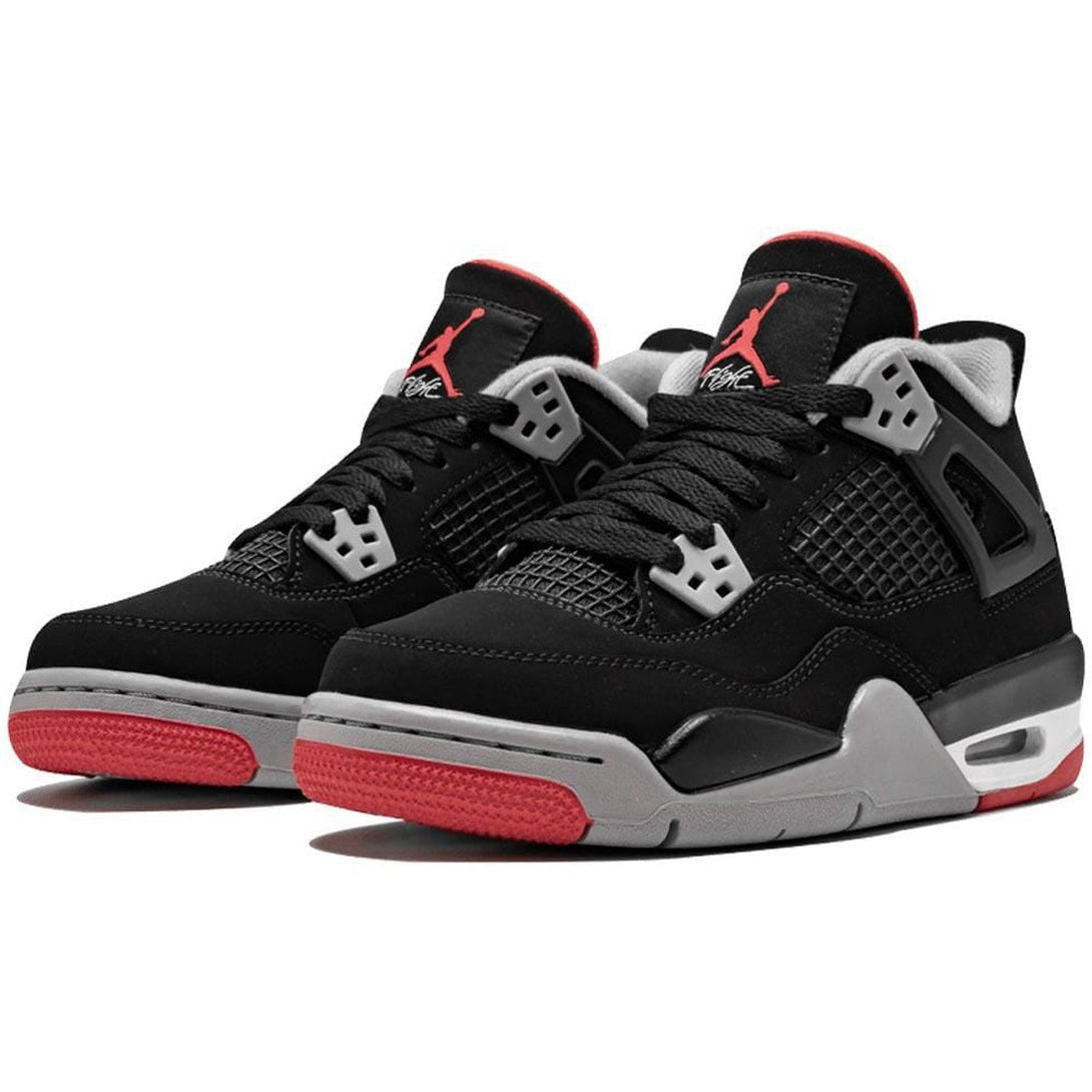 Air Jordan 4 Bred (GS)- Streetwear Fashion 950 - levefly.com