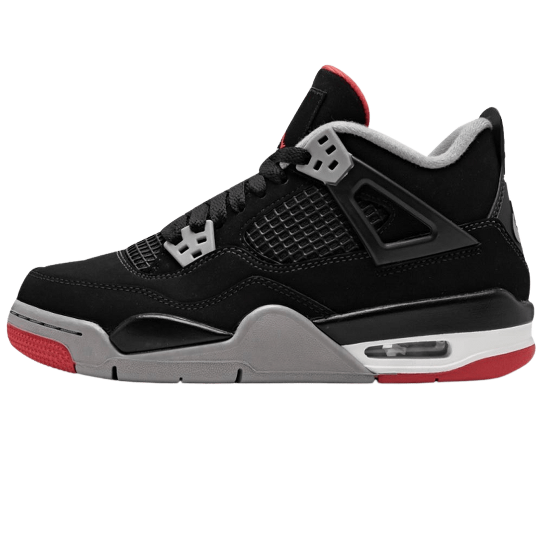 Air Jordan 4 Bred (GS)- Streetwear Fashion 950 - levefly.com