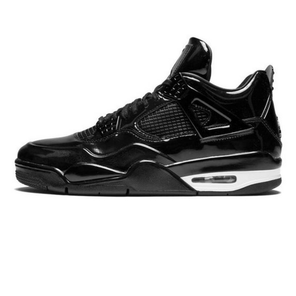 Air Jordan 4 Retro 11Lab4 'Black Patent Leather'- Streetwear Fashion 950 - levefly.com