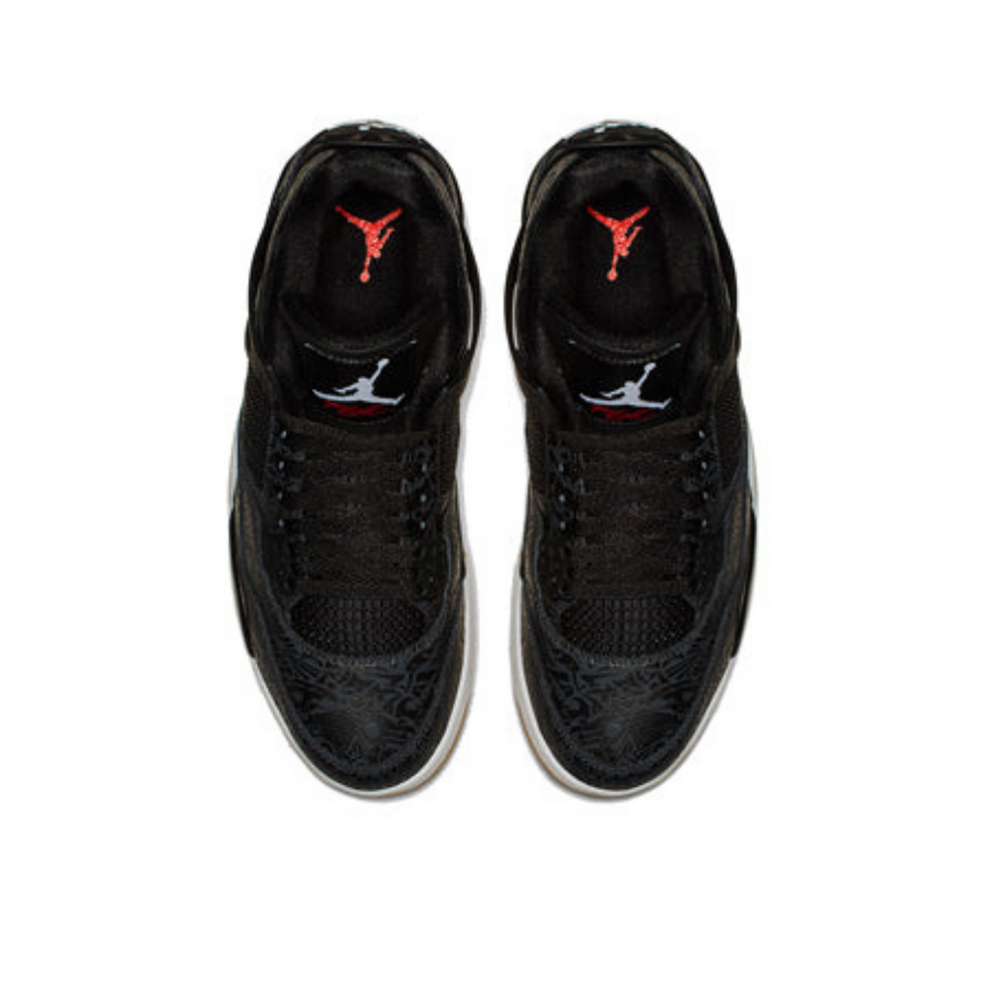 Air Jordan 4 Retro 'Black Laser'- Streetwear Fashion 950 - levefly.com