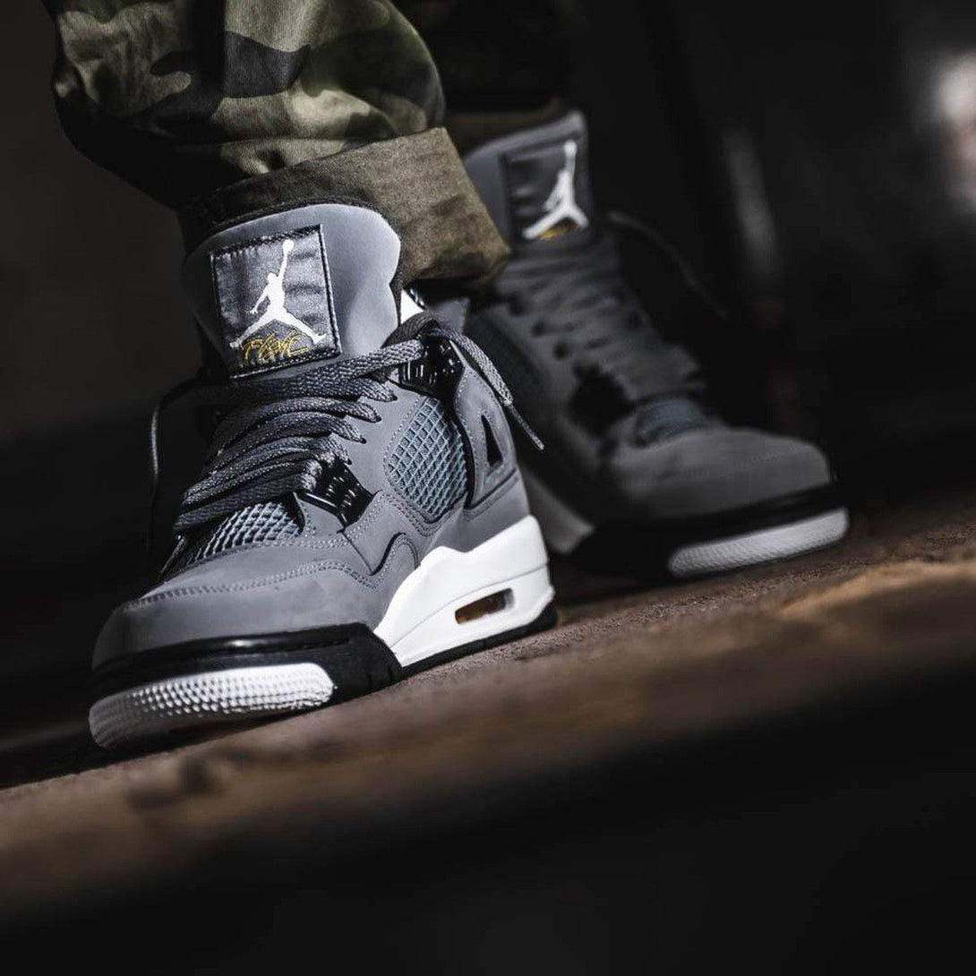 Air Jordan 4 Retro 'Cool Grey' 2019- Streetwear Fashion 950 - levefly.com