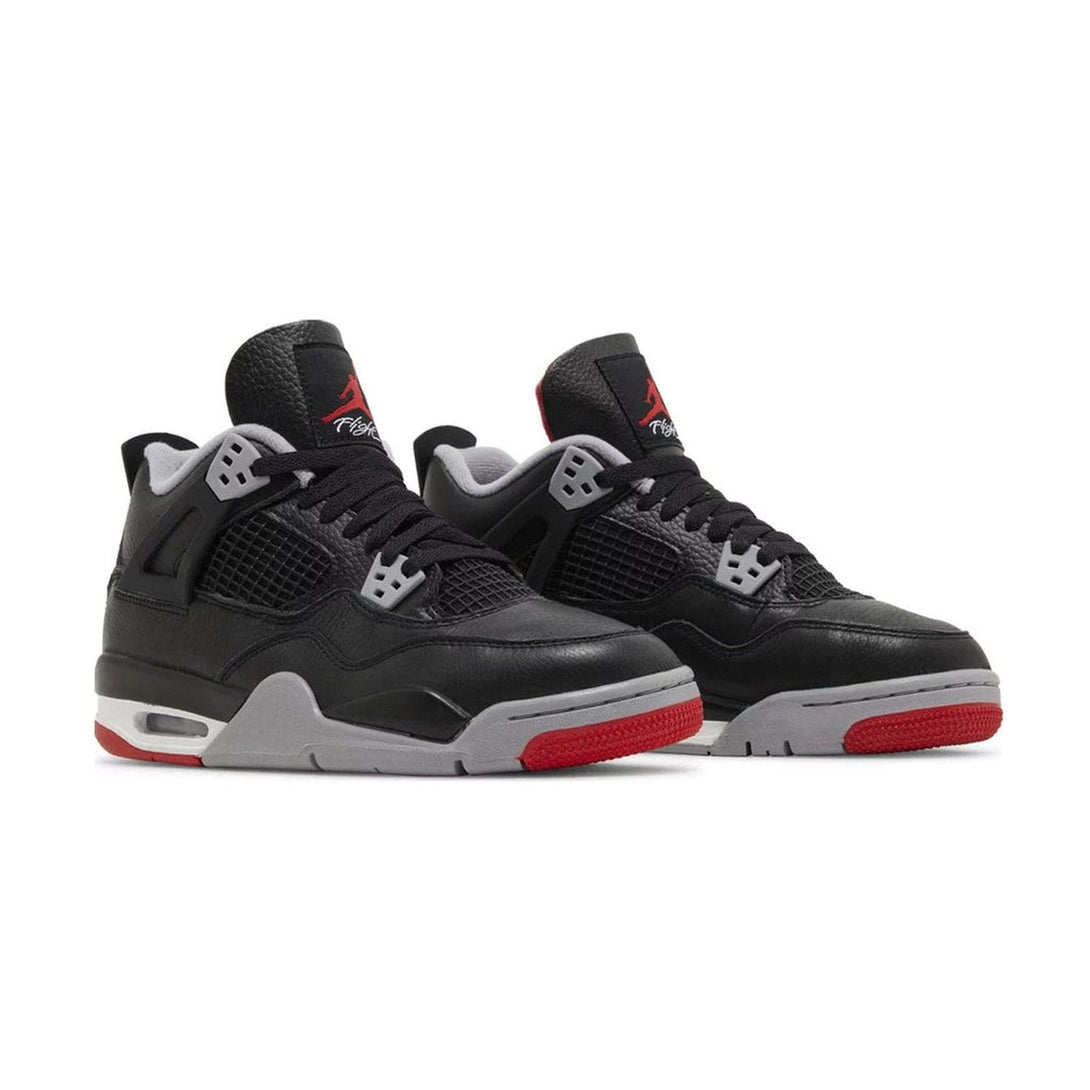 Air Jordan 4 Retro GS 'Bred Reimagined'- Streetwear Fashion 950 - levefly.com