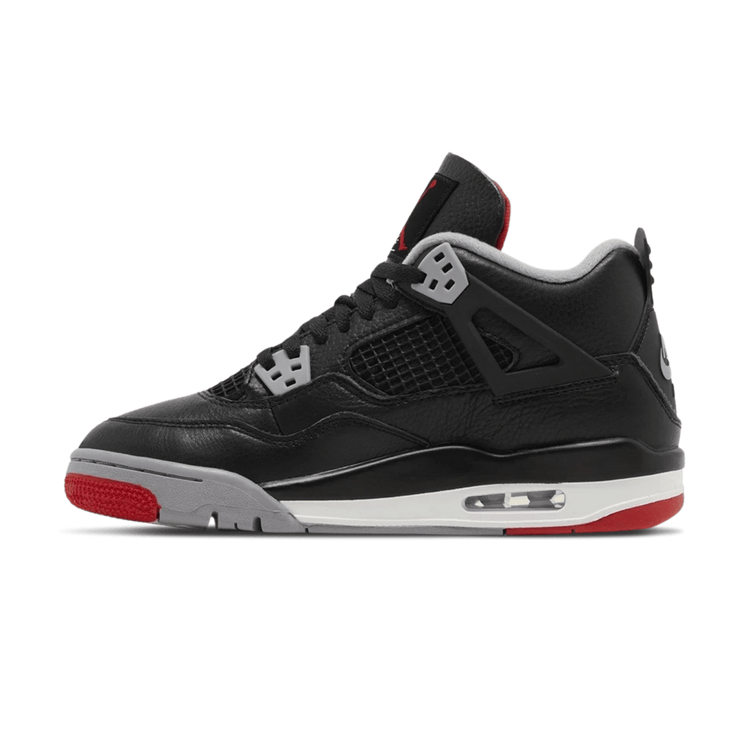 Air Jordan 4 Retro GS 'Bred Reimagined'- Streetwear Fashion 950 - levefly.com