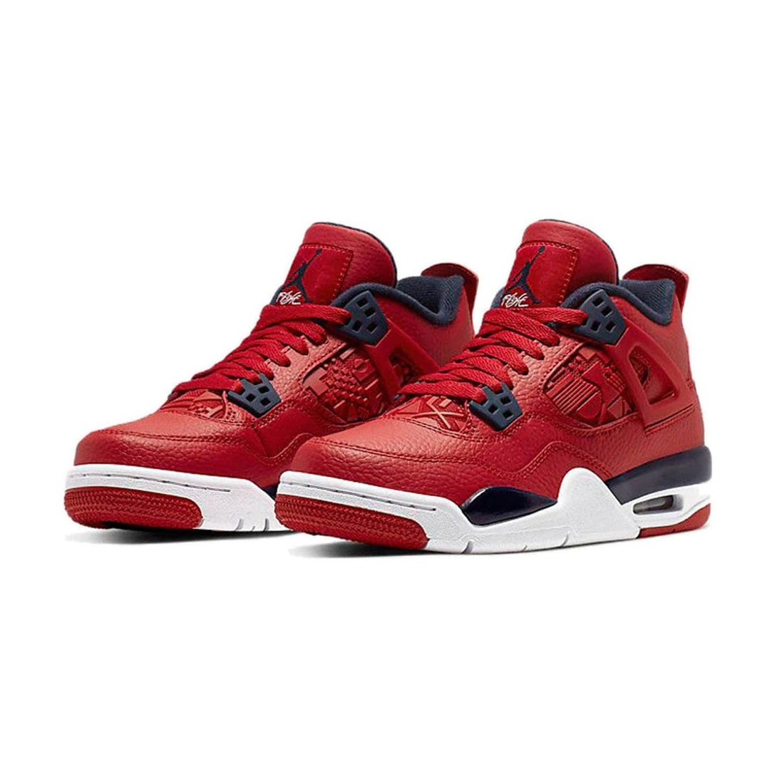 Air Jordan 4 Retro GS 'FIBA'- Streetwear Fashion 950 - levefly.com