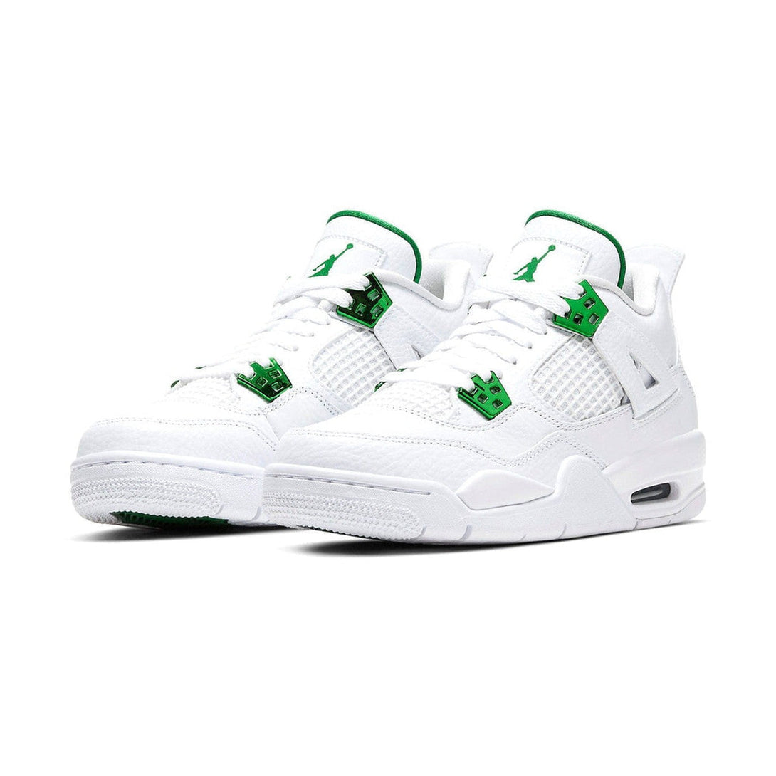 Air Jordan 4 Retro GS 'Green Metallic'- Streetwear Fashion 950 - levefly.com