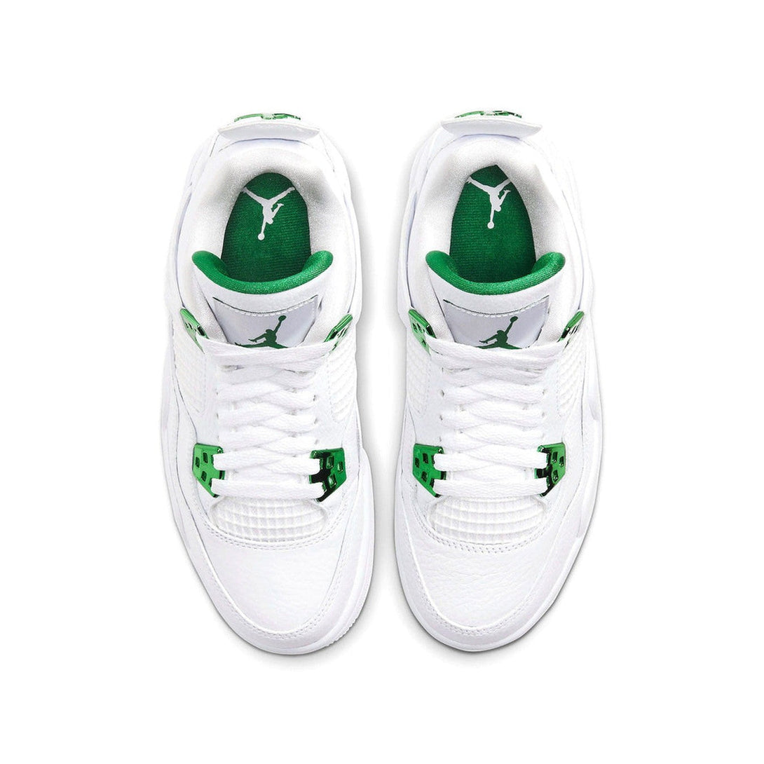 Air Jordan 4 Retro GS 'Green Metallic'- Streetwear Fashion 950 - levefly.com