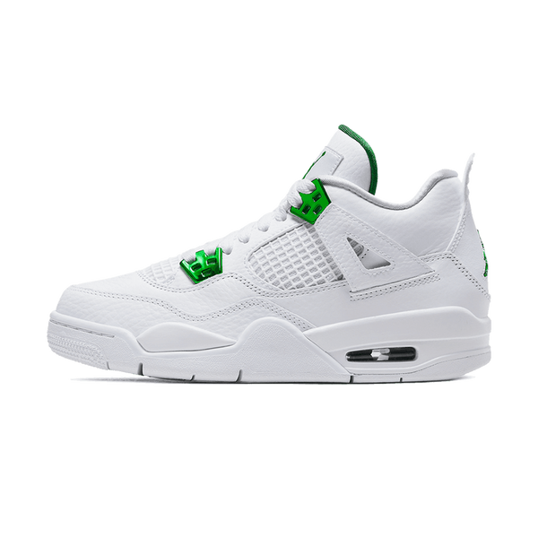 Air Jordan 4 Retro GS 'Green Metallic'- Streetwear Fashion 950 - levefly.com