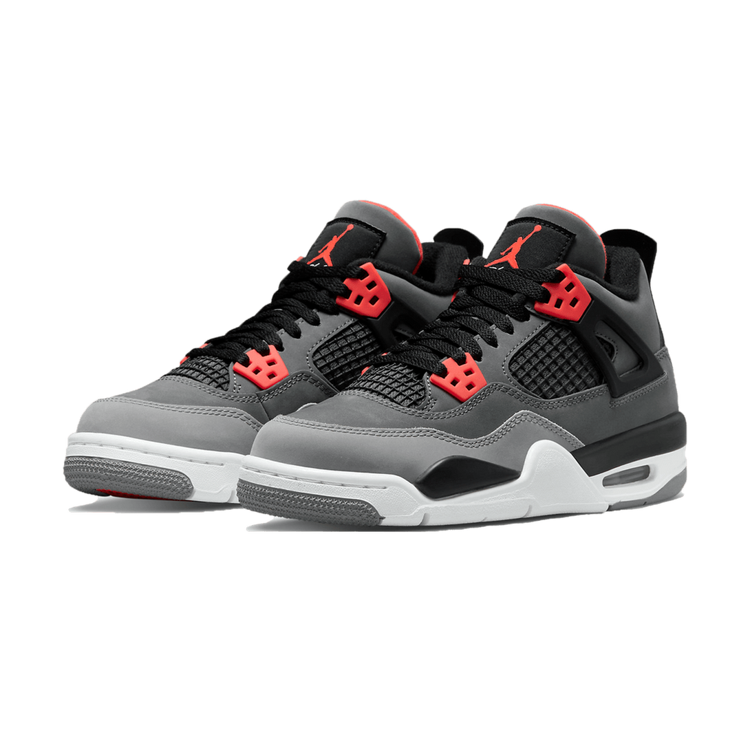 Air Jordan 4 Retro GS 'Infrared'- Streetwear Fashion 950 - levefly.com