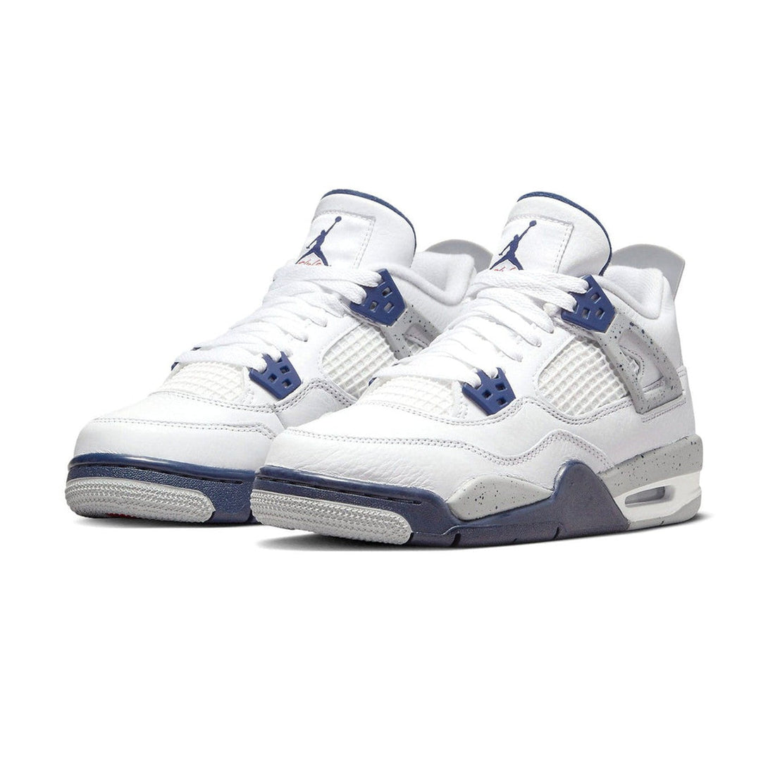 Air Jordan 4 Retro GS 'Midnight Navy'- Streetwear Fashion 950 - levefly.com