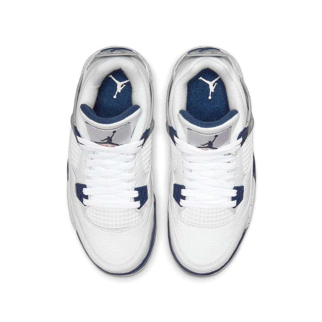 Air Jordan 4 Retro GS 'Midnight Navy'- Streetwear Fashion 950 - levefly.com